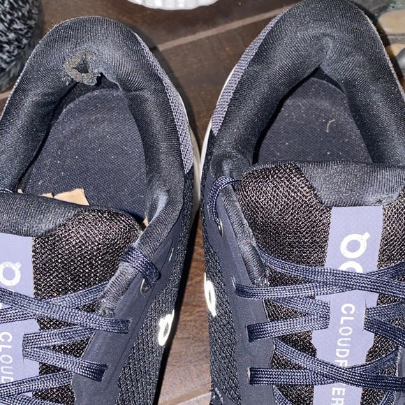 On Cloud Women’s Black, Gray & White Running Athletic Shoes Size 10.5 / Mens 9 - Picture 12 of 16